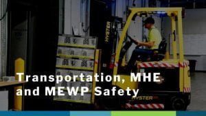 transportation, MHE and MEWP
