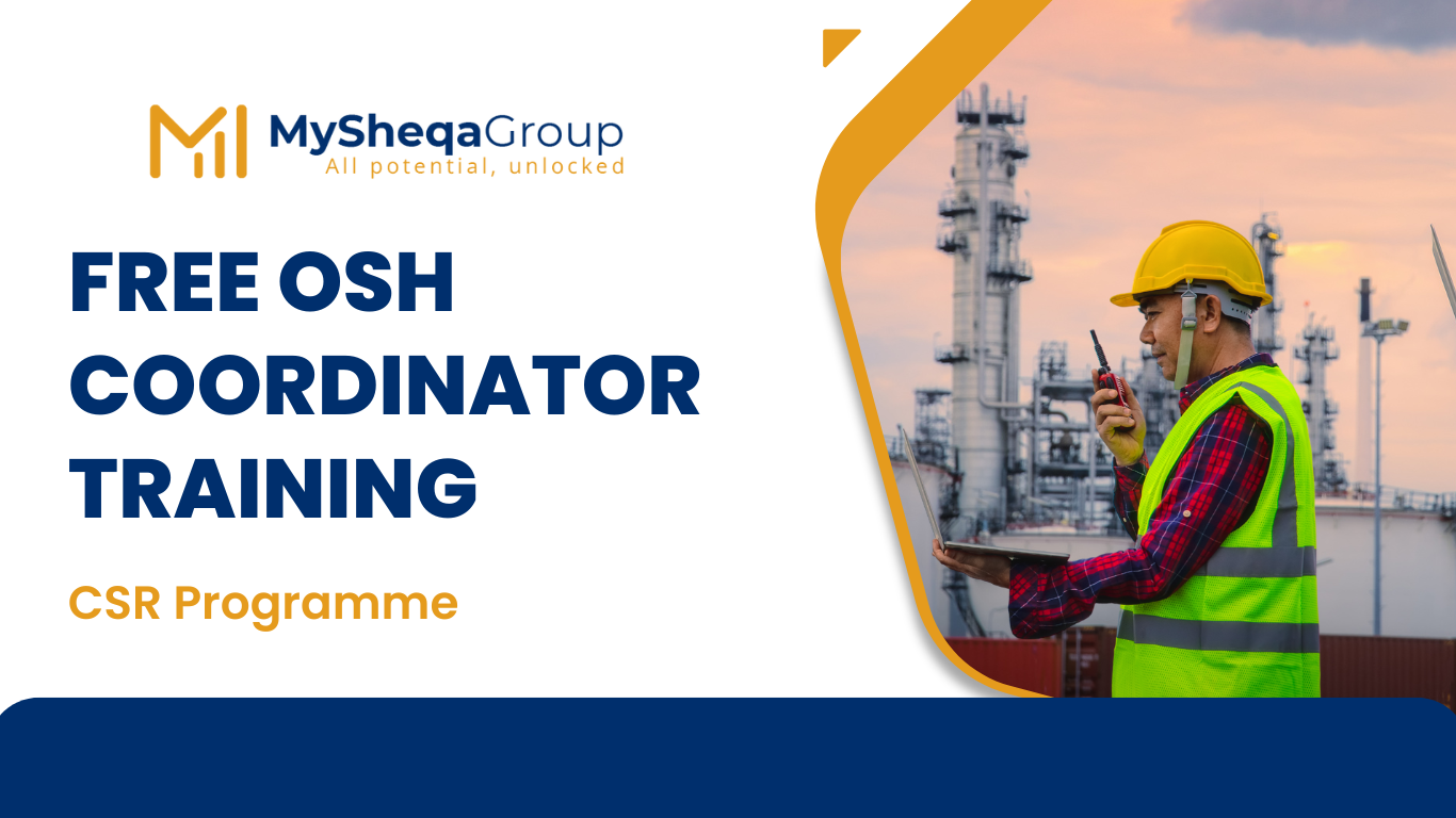 MySHEQA Northern Region. Free OSH Coordinator training in Taping under CSR programme